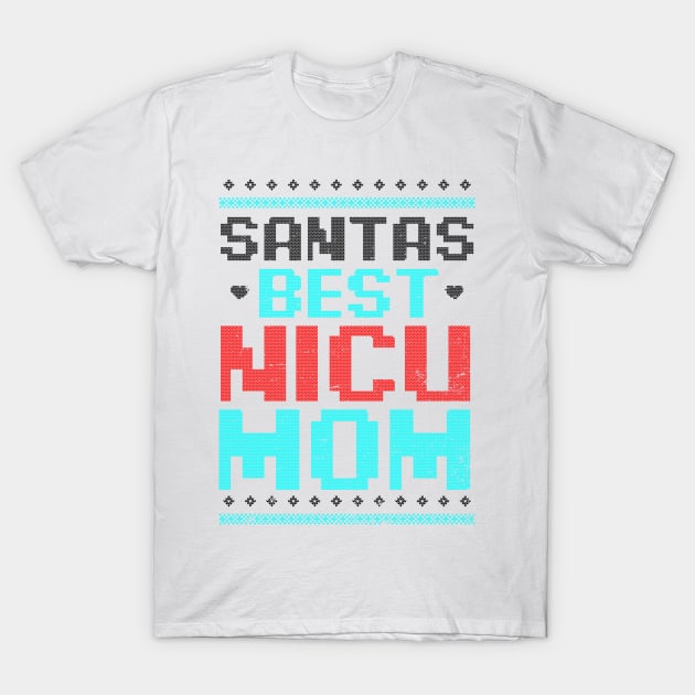 Nicu Mom Shirt | Ugly Sweater Style Gift T-Shirt by Gawkclothing